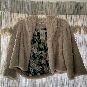 Cabi faux fur jacket/topper